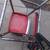 Vintage Cosco Mid Century 50's Metal Child HighChair Red Padded Vinyl 8 thumbnail