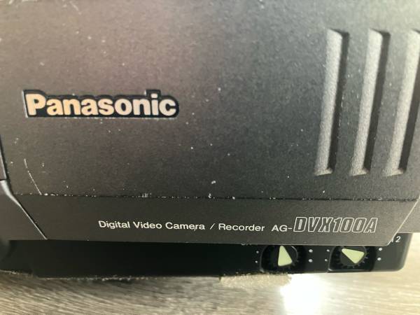 Panasonic DVX100A video camera 1