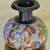Beautiful colorfully hand painted 16" tall brass pitcher pot vessel 11 thumbnail