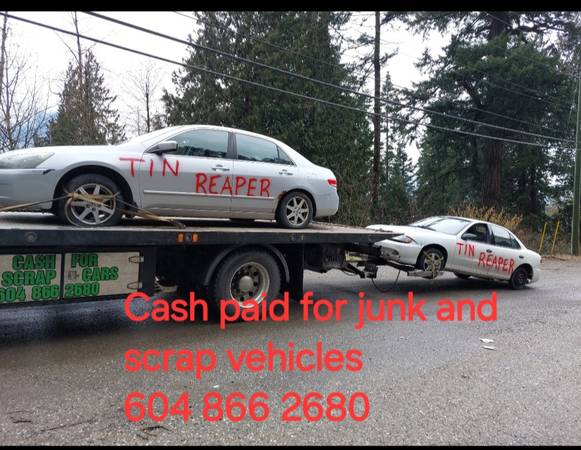 Cash for scrap and junk cars 1