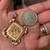 18K Italian SOLID yellow Gold Pendant for Madonna of Pompeii 4 thumbnail