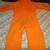 XL Florescent Orange Insulated Coveralls 3 thumbnail