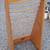 Wooden Stand with Heart cut- out Vintage  1970's 2 thumbnail