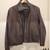Gap Oiled Leather Bomber Jacket, circa 1998 1 thumbnail