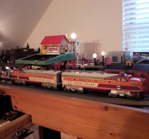 Unique Art 2000 Rock Island F7 O Gauge Diesels 1