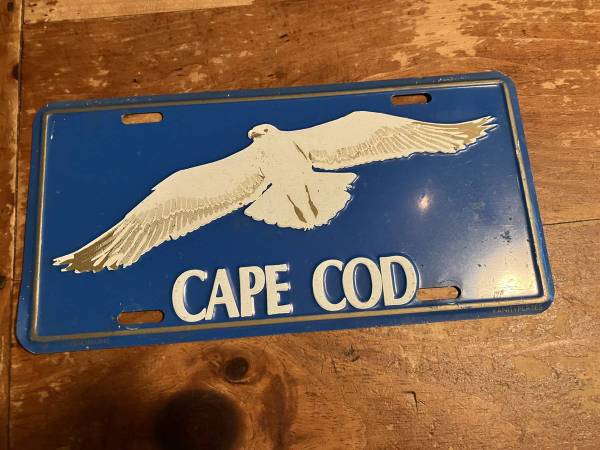 CAPE COD LICENSE PLATE 1