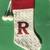 New Holiday Time Initial “ R” Cable Knit Red and White Lined Stocking 3 thumbnail