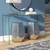 Modern Contemporary Waterfall Tempered Clear Glass Console Table Desk 7 thumbnail