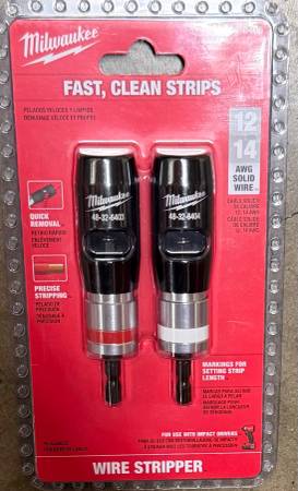 Milwaukee wire stripper/brand new 1