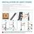 NEEWER Dimmable LED Ring Light Kit: 18" 5 thumbnail