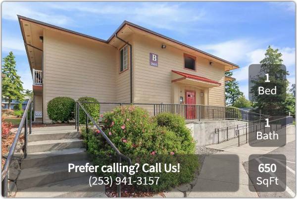 $1,409 / 1br - 650ft2 - Amazing amenities can be yours! 1 bed, 1 bath (Federal Way - Redondo Sqaure)63688607774337121