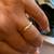 Yellow Gold Band (Size 6) with Twisted Design all around 3 thumbnail