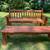 Hand Crafted Red Cedar Garden Bench and Matching Table 1 thumbnail