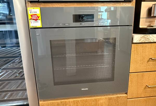 Miele 30" Graphite Grey Single Electric Wall Oven 1