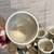 8 Vintage Hall Gray White Pedestal Irish Coffee Cocoa Mugs Cups #1273 6 thumbnail