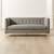 Free Delivery Gray Crate & Barrel MCM Couch 5 thumbnail