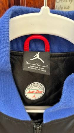 Just Don x Air Jordan II Pinnacle Bomber Jacket in Black - Size L