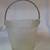 Vintage Glass Ice Bucket with Folding Handle 2 thumbnail