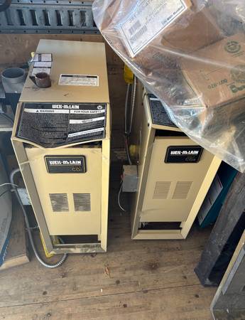Gas+oil boiler and hot water heater 1