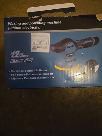 Waxing and polishing machine 1