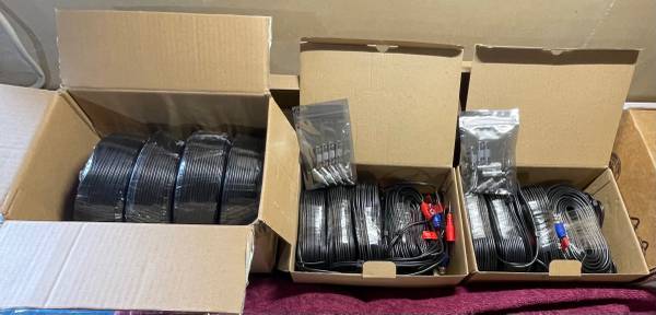New Security Camera BNC Power Cables 60’ & 150’ 1