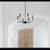 LALUZ Modern Rustic Black Chandelier 1 thumbnail