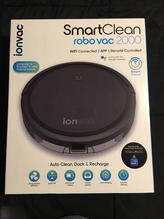 NEW! ionvac SmartClean robovac 2000 1