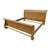 Baker Biedermeier Style Tiger Maple King Size Sleigh Bed 1 thumbnail