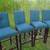 Navy Blue Upholstered Bar/Counter Stools 12 thumbnail