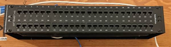 Keywerks 48-port CAT5 patch panel 1