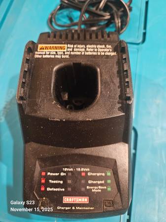 Genuine CRAFTSMAN 315.CH2020 12V - 19.2V Battery CHARGER pre-owned 1