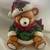Ceramic Christmas Santa Teddy Bear Cookie Jar 1 thumbnail