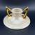 Vintage Pearl China Co Lusterware 22K Gold Candlestick Holder 1 thumbnail