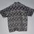 Vintage Odo men's (black, silver & blue) flame shirt rockabilly fire 4 thumbnail