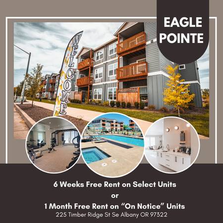 $1,605 / 1br - 728ft2 - START FRESH HERE AT EAGLE POINTE! (Albany)63851667408899120