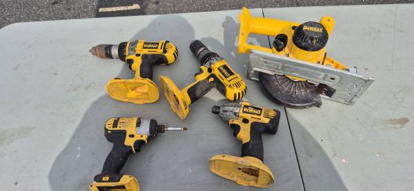 Various Used Dewalt Tools Fair. 1