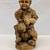 Antique German Hand Carved Wooden Statue of Monk/Friar Drinking Wine 1 thumbnail