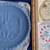 Satin Blue Fenton Plates limited set x 4 -  200 Bicentennial USA 1970s 3 thumbnail