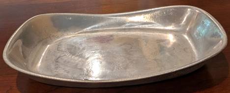 Vintage Pewter Serving Dish 1