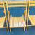 Vintage Wooden Slat Folding Chairs Romania Lot Of 4 Danish Mid Century 9 thumbnail