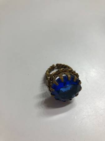 Large Cobalt Blue Stone Ring - $2562955419178881121