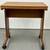 Danish Teak Rolling End Table w Extendable Work Top Tray 2 thumbnail