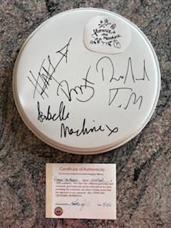 Autographed Florence And The Machine Drumhead 1
