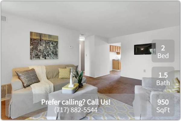 $975 / 2br - 950ft2 - Cat and Dog Heaven! Amazing Pet-Friendly Community! 2 Bed / 1.5 Bath (Harrisburg)64009993985537122
