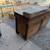 VINTAGE WOOD CONSOLE TABLE / RETAIL COUNTER 3 thumbnail