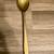 Vintage French brass hanging utensil set 3 thumbnail