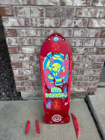 Santa Cruz Skateboard Rob Roskopp Target 3 OG mini 29 red original