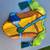 Teenage Mutant Ninja Turtle kids costume (partial) approx kids size 6- 1 thumbnail
