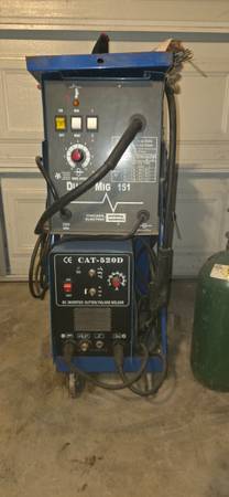 Complete Fab / Welding Setup: MIG 151, TIG/Stick/Plasma, Cart, Tanks, 1