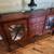 **SERVER BUFFET SIDEBOARD SOLID WOOD 3 DRAW 2 DOOR GLASS TOP** 11 thumbnail